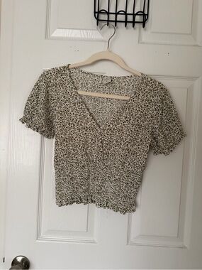 Women’s paper crane Floral Top